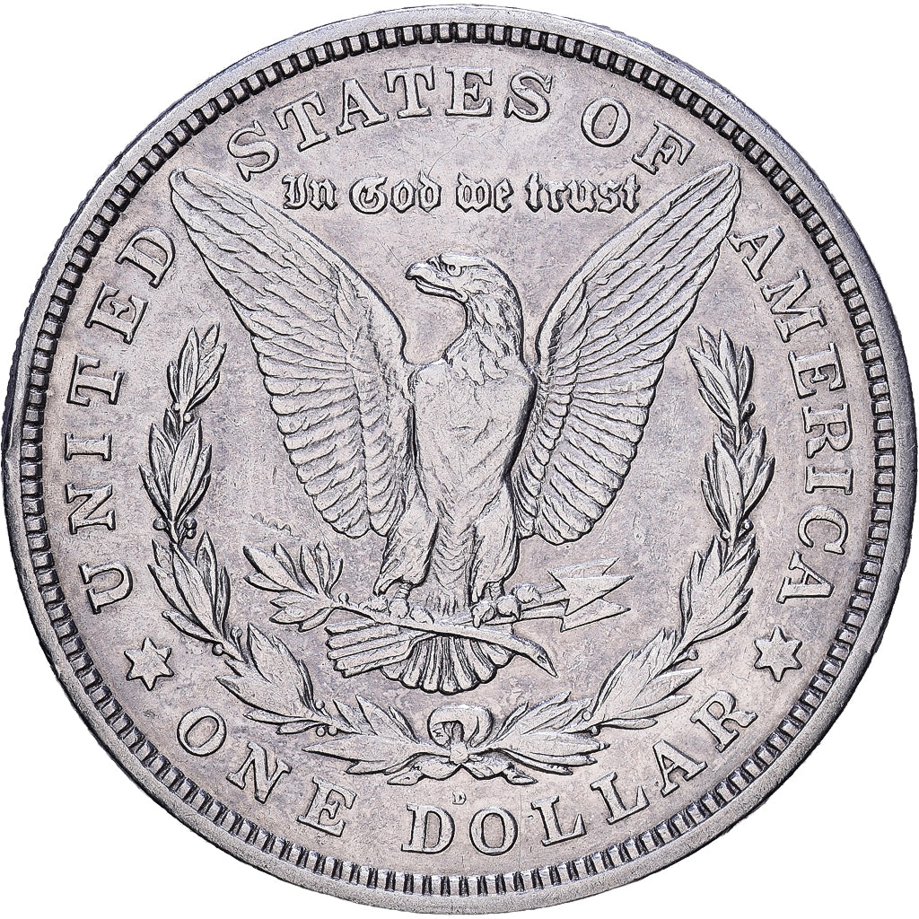 Moneta, USA, Morgan Dollar, Dollar, 1921, Denver, AU(50-53), Srebro, KM:110
