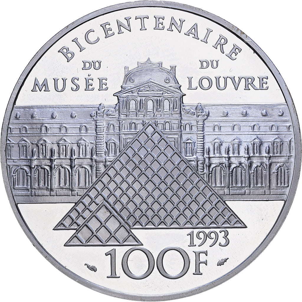 Francia, 100 Francs, 1993, Paris, Plata, FDC, KM:1022