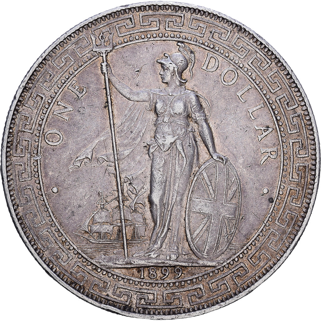 Great Britain, (no  Ruler Name), Dollar, 1899, Silver, EF(40-45), KM:T5