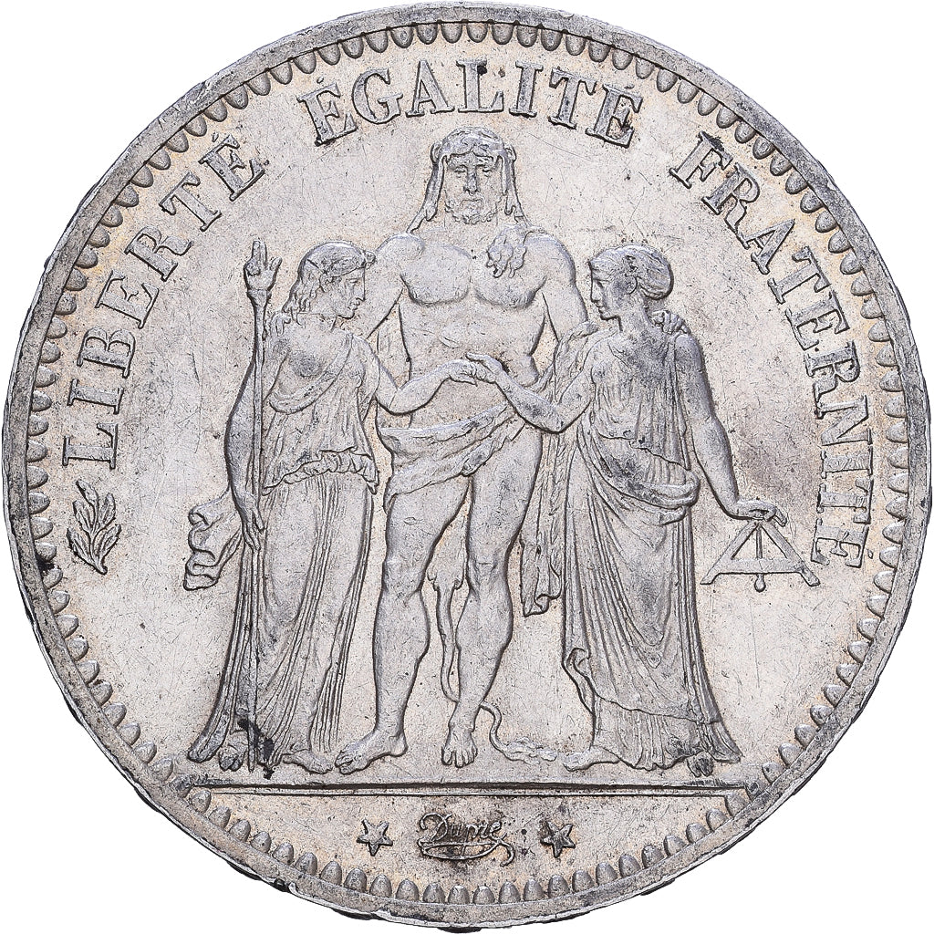 France, Hercule, 5 Francs, 1874, Paris, AU(50-53), Silver, KM:820.1