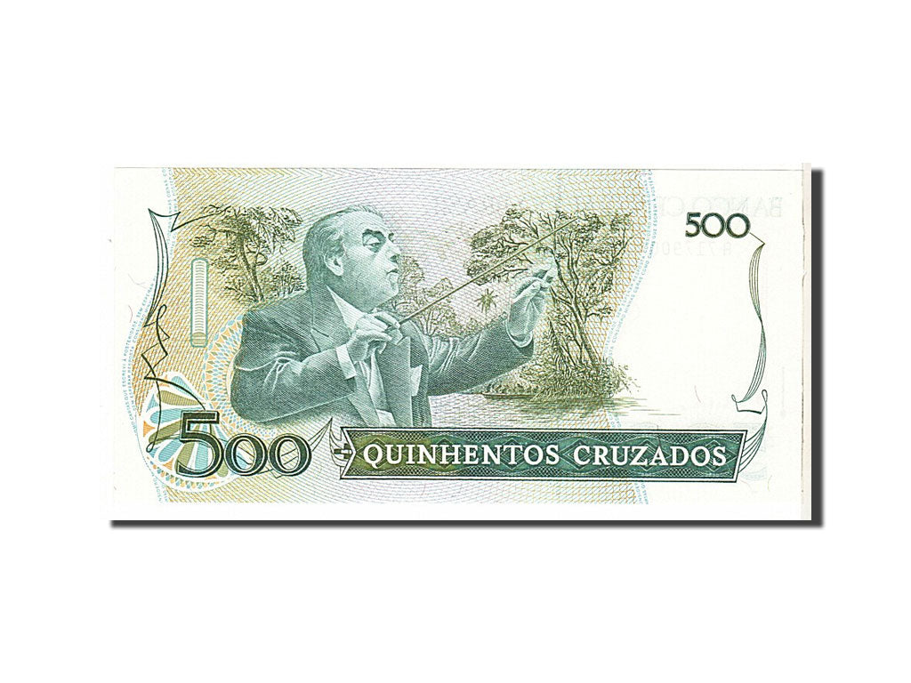 Banknote, Brazil, 500 Cruzados, 1986, UNC(65-70)