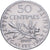 Moneda, Francia, Semeuse, 50 Centimes, 1900, Paris, MBC, Plata, KM:854