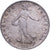 Francia, 50 Centimes, Semeuse, 1916, Paris, Plata, MBC+, Gadoury:420, KM:854