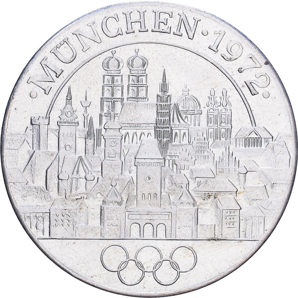Germany, Token, XXème Jeux Olympiques d'Eté de Munich, 1972, MS(60-62), Silver