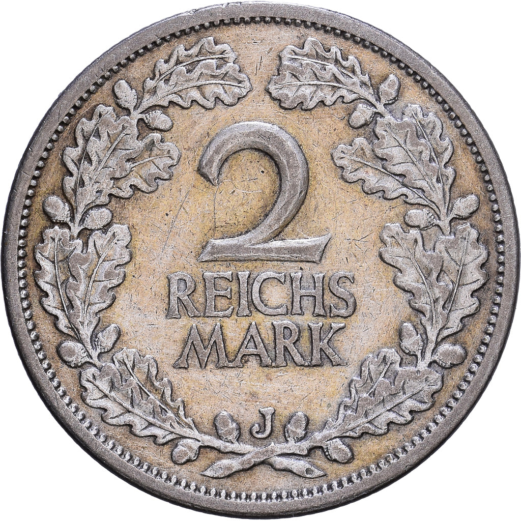 Deutschland, Weimarer Republik, 2 Mark, 1926, Hamburg, Silber, SS