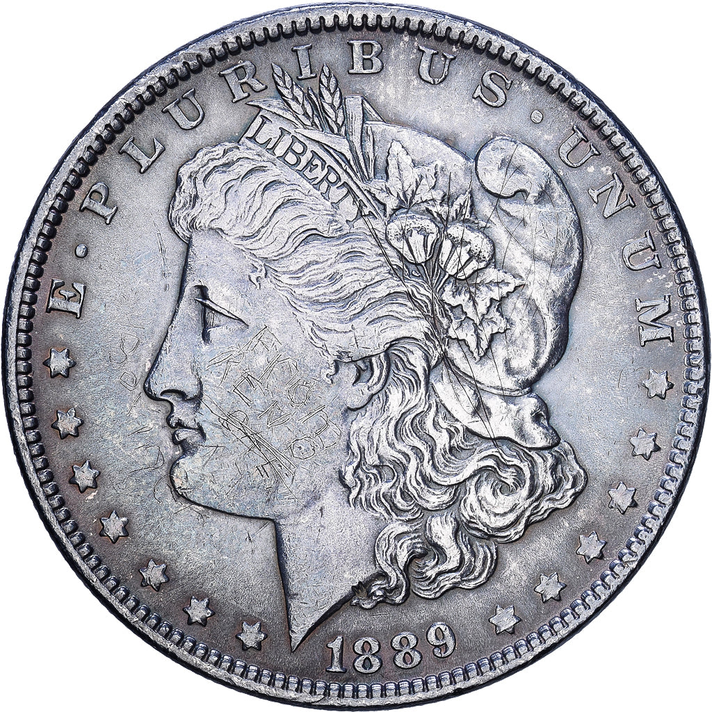 Stati Uniti, 1 Dollar, 1889, Philadelphia, Argento, BB, KM:110