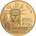 França, 100 Francs, 1986, Proof, Dourado, PCGS, PR66DCAM, Gadoury:901, KM:960b