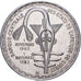 États de l'Afrique de l'Ouest, 5000 Francs, 1982, Argent, SUP, KM:11