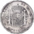 Spain, Alfonso XIII, 5 Pesetas, 1896 (98), Valencia, Silver, VF(30-35), KM:707