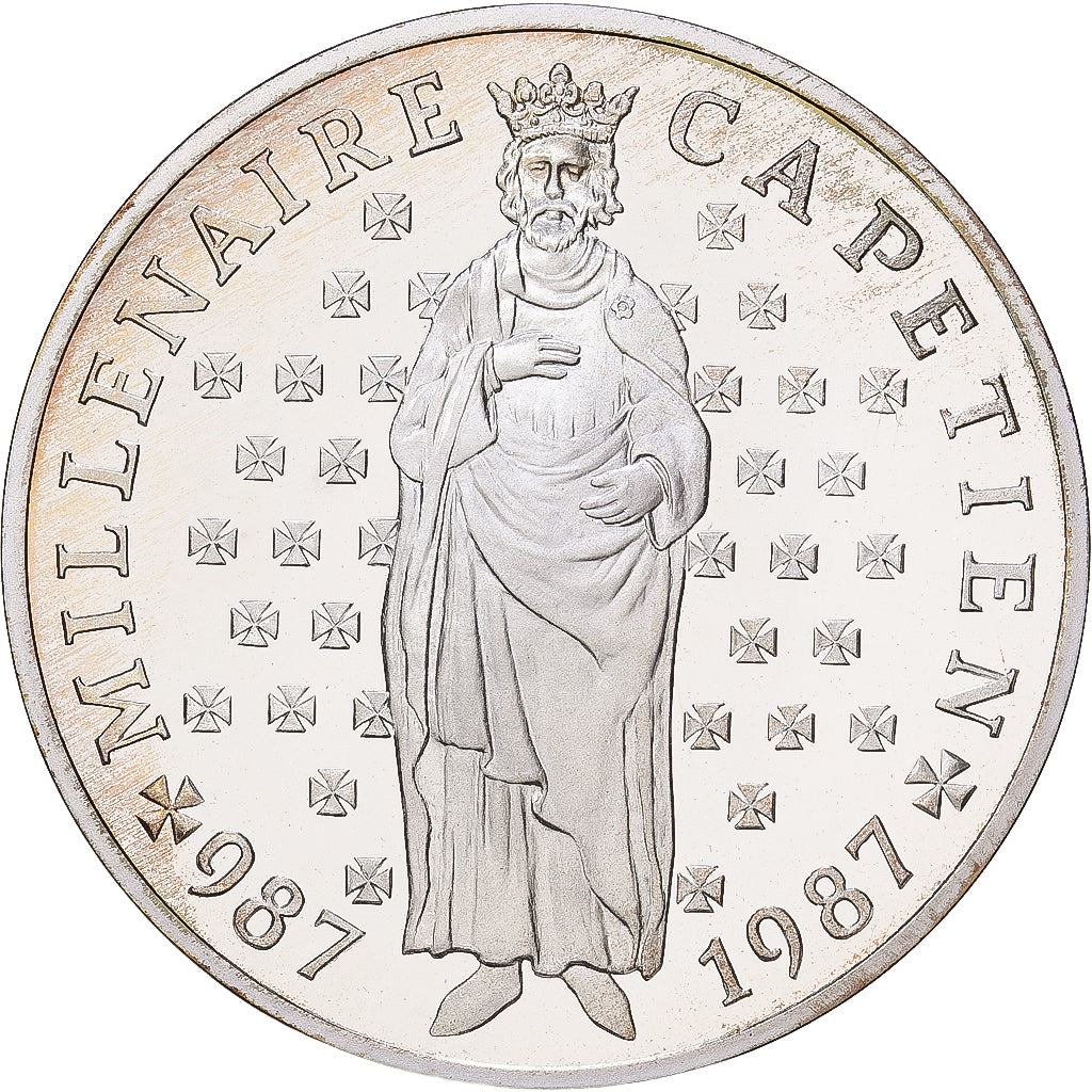 Münze, Frankreich, 10 Francs, 1987, UNZ, Silber, KM:961a, Gadoury:820