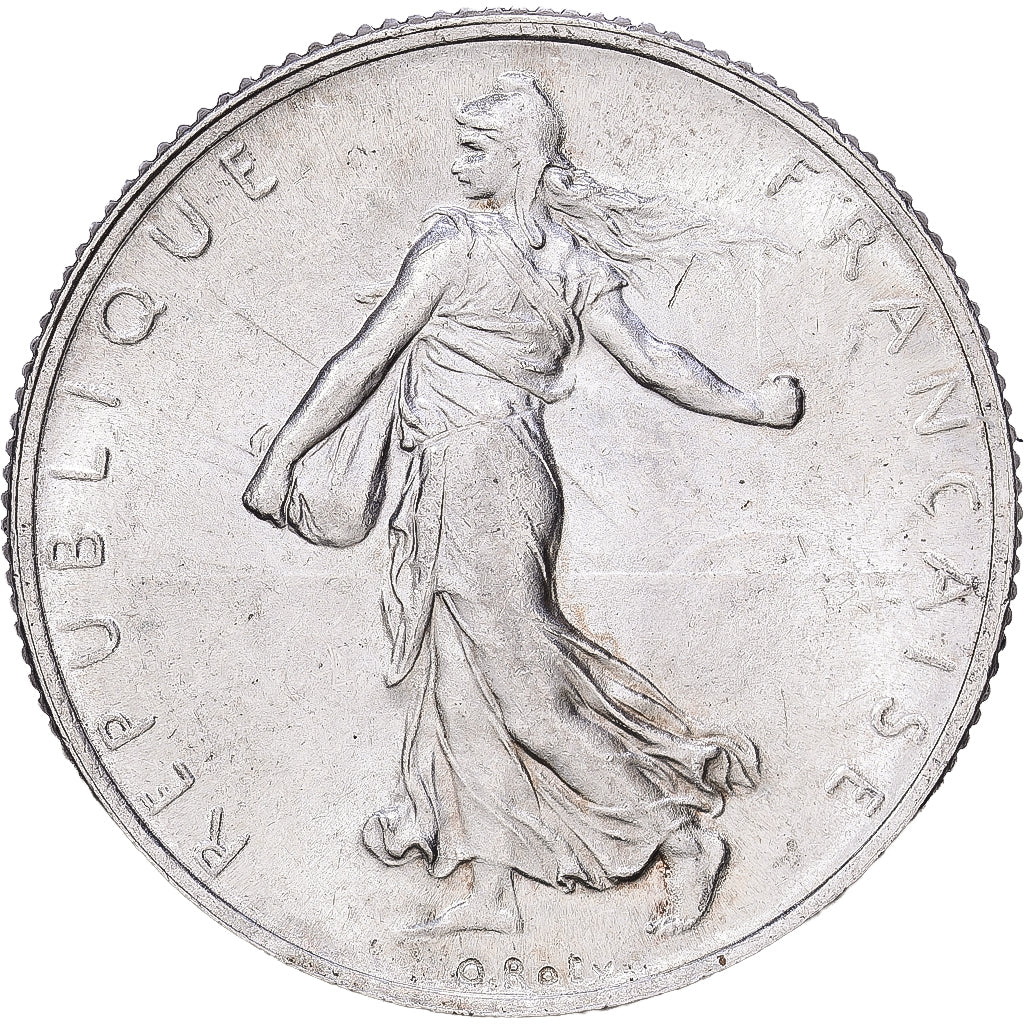 Münze, Frankreich, Semeuse, 2 Francs, 1920, Paris, VZ, Silber, KM:845.1