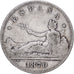 Spain, Provisional Government, 2 Pesetas, 1870, Madrid, EF(40-45), Silver