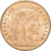 Frankrijk, 10 Francs, Marianne, 1907, Paris, Goud, ZF, Gadoury:1017, KM:846
