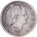 ITALIAN STATES, 5 Lire, 1811, Milan, KM #10.4, EF(40-45), Silver, 24.81