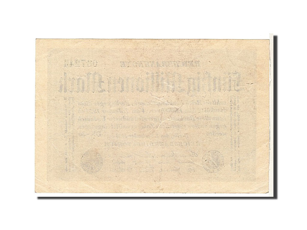Banknote, Germany, 50 Millionen Mark, 1923, EF(40-45)