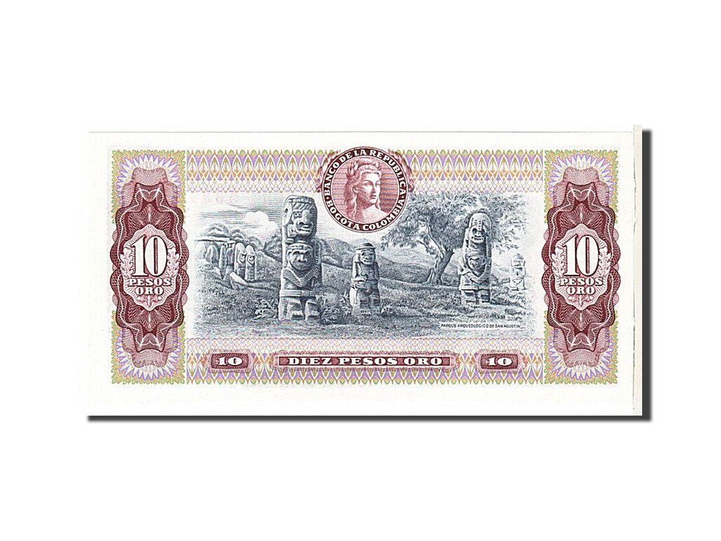 Banknote, Colombia, 10 Pesos Oro, 1980, UNC(65-70)