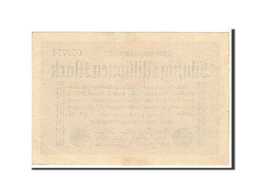 Banknote, Germany, 50 Millionen Mark, 1923, EF(40-45)