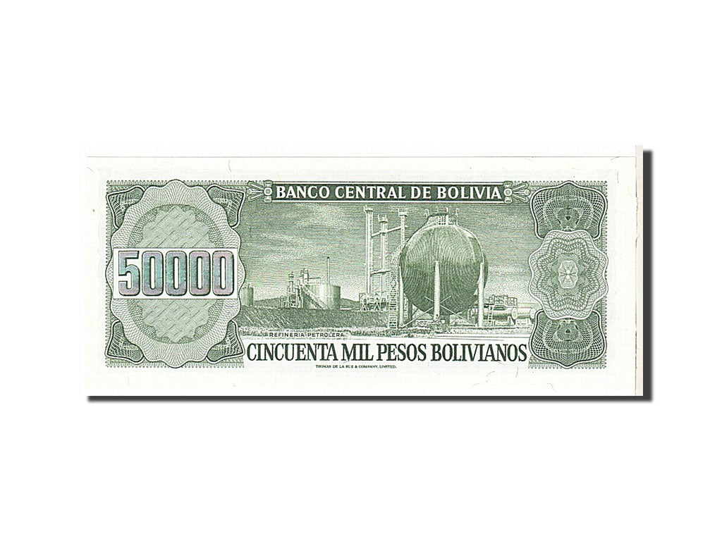 Billete, 50,000 Pesos Bolivianos, 1984, Bolivia, KM:170a, UNC