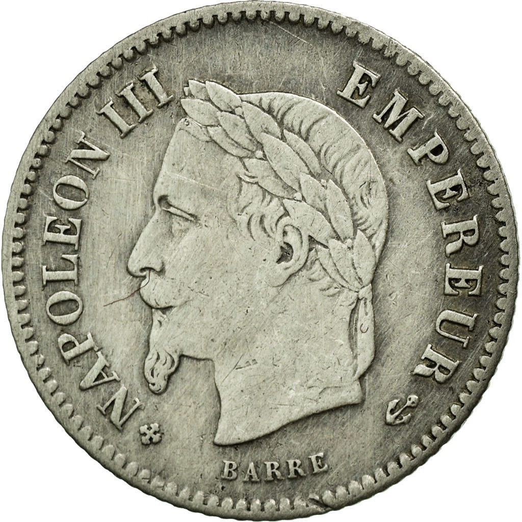 Coin, France, Napoleon III, Napoléon III, 20 Centimes, 1868, Strasbourg