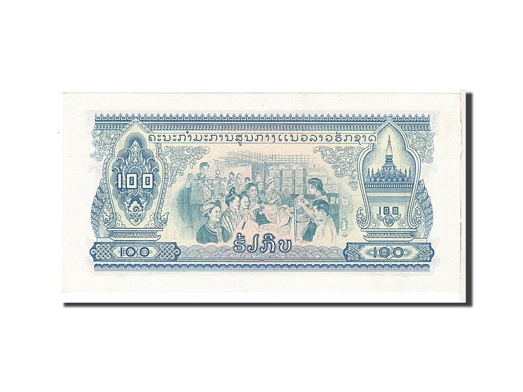 Geldschein, Lao, 100 Kip, KM:23a, UNZ