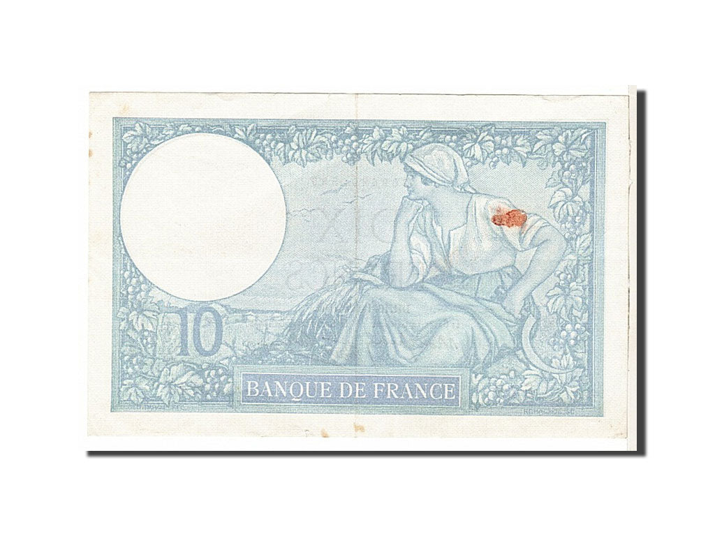 Banknote, France, 10 Francs, 10 F 1916-1942 ''Minerve'', 1941, AU(50-53), KM:84