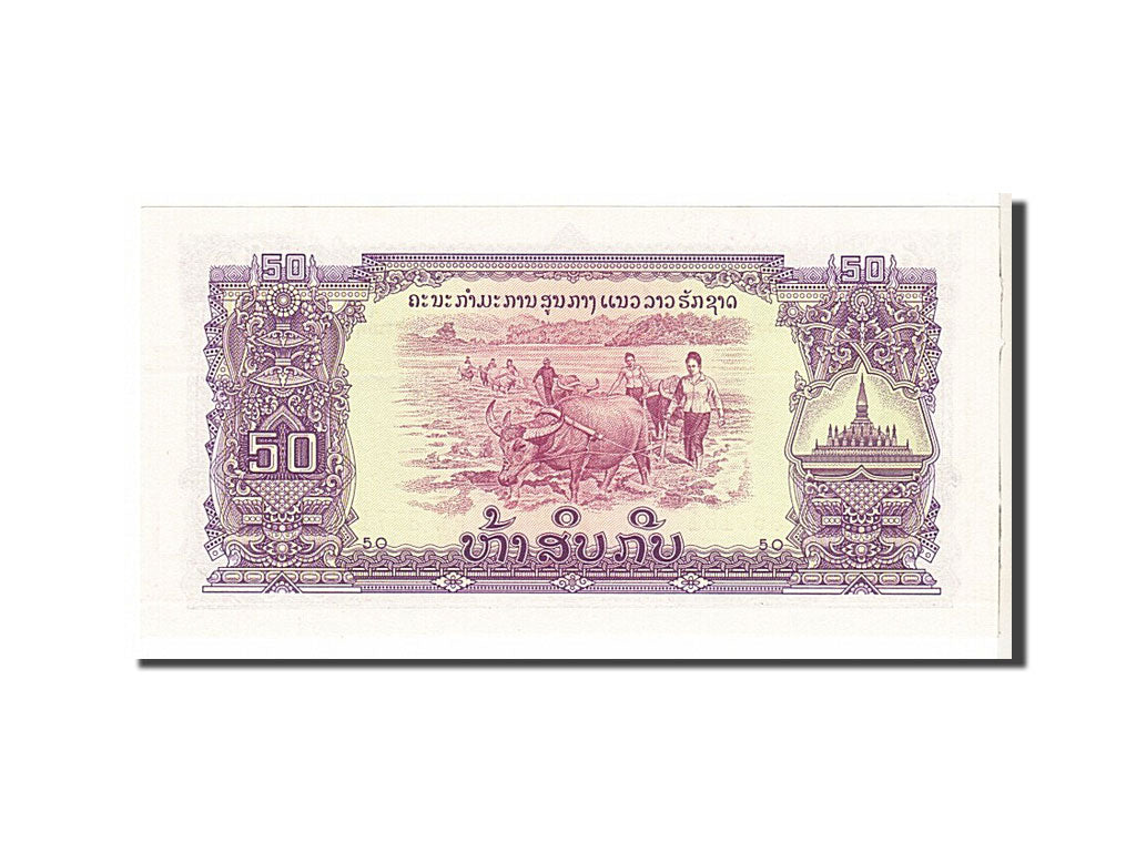 Billete, 50 Kip, Lao, KM:22a, UNC