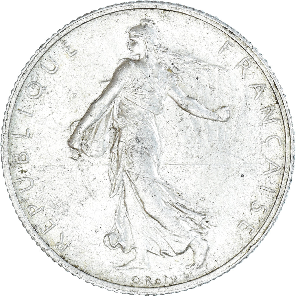 Monnaie, France, Semeuse, 2 Francs, 1919, Paris, TTB, Argent, KM:845.1