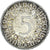 Moneda, ALEMANIA - REPÚBLICA FEDERAL, 5 Mark, 1966, Munich, MBC, Plata