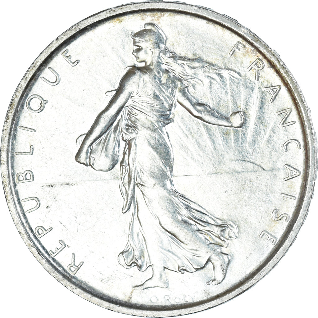 Coin, France, Semeuse, 5 Francs, 1967, Paris, MS(60-62), Silver, KM:926