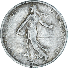 Moeda, França, Semeuse, 2 Francs, 1905, Paris, VF(20-25), Prata, KM:845.1