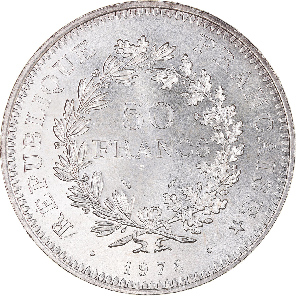 Monnaie, France, Hercule, 50 Francs, 1976, Paris, SUP+, Argent, Gadoury:882