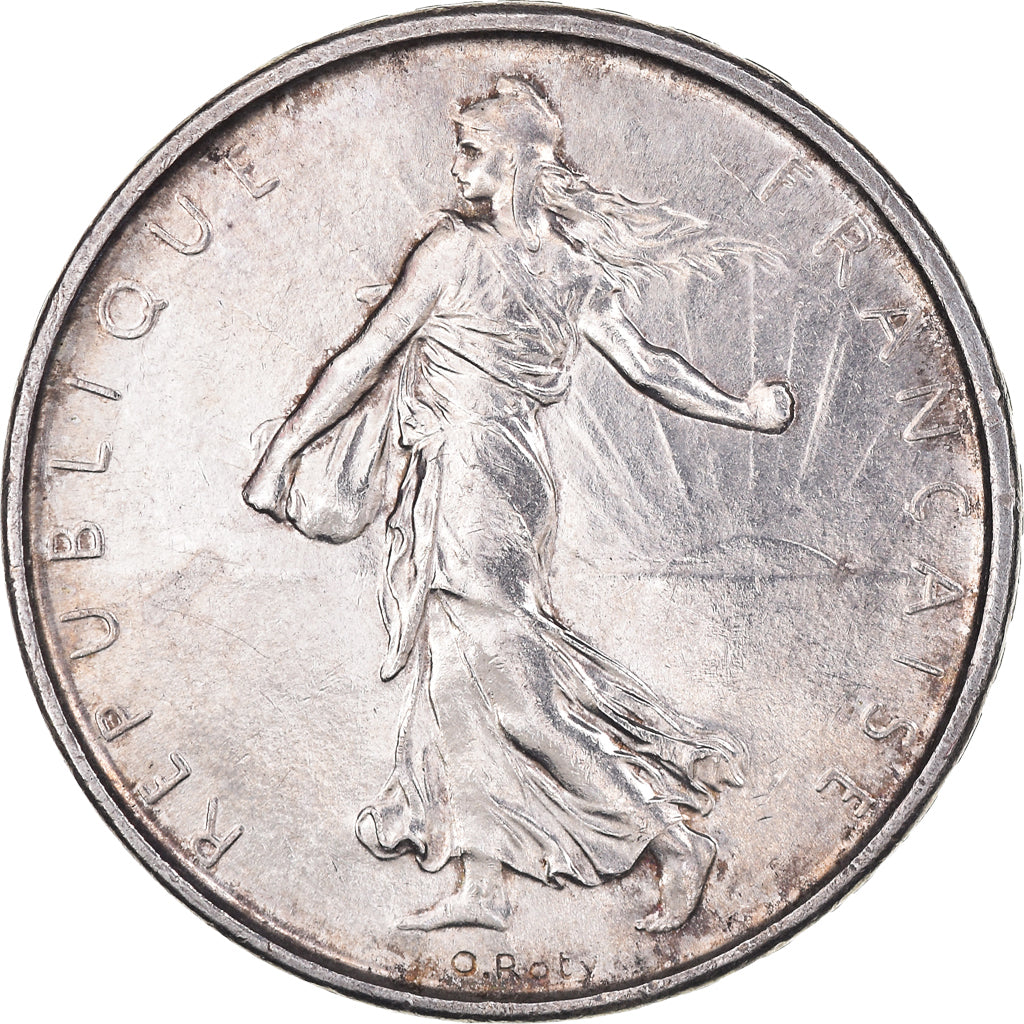 Munten, Frankrijk, Semeuse, 5 Francs, 1961, Paris, PR+, Zilver, KM:926