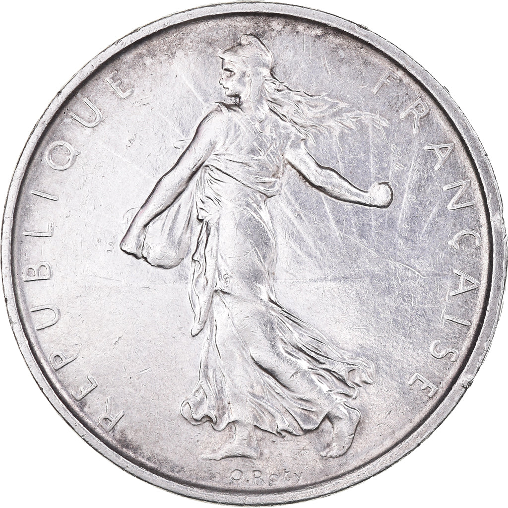 Coin, France, Semeuse, 5 Francs, 1965, MS(60-62), Silver, KM:926, Gadoury:770