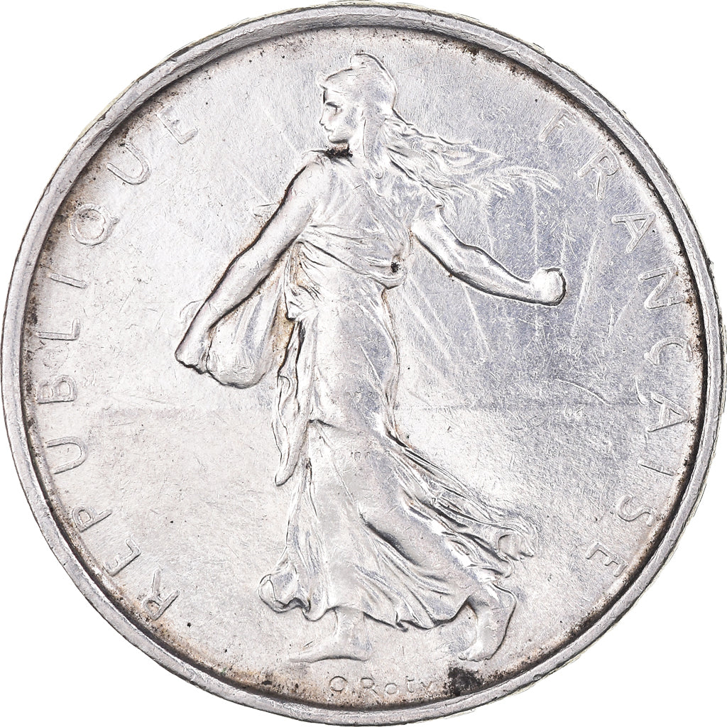 Coin, France, Semeuse, 5 Francs, 1965, AU(55-58), Silver, KM:926, Gadoury:770