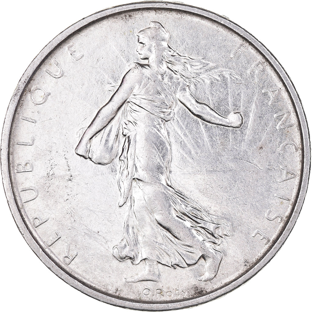 Coin, France, Semeuse, 5 Francs, 1964, Paris, MS(60-62), Silver, KM:926