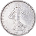 Moneda, Francia, Semeuse, 5 Francs, 1962, Paris, EBC+, Plata, KM:926