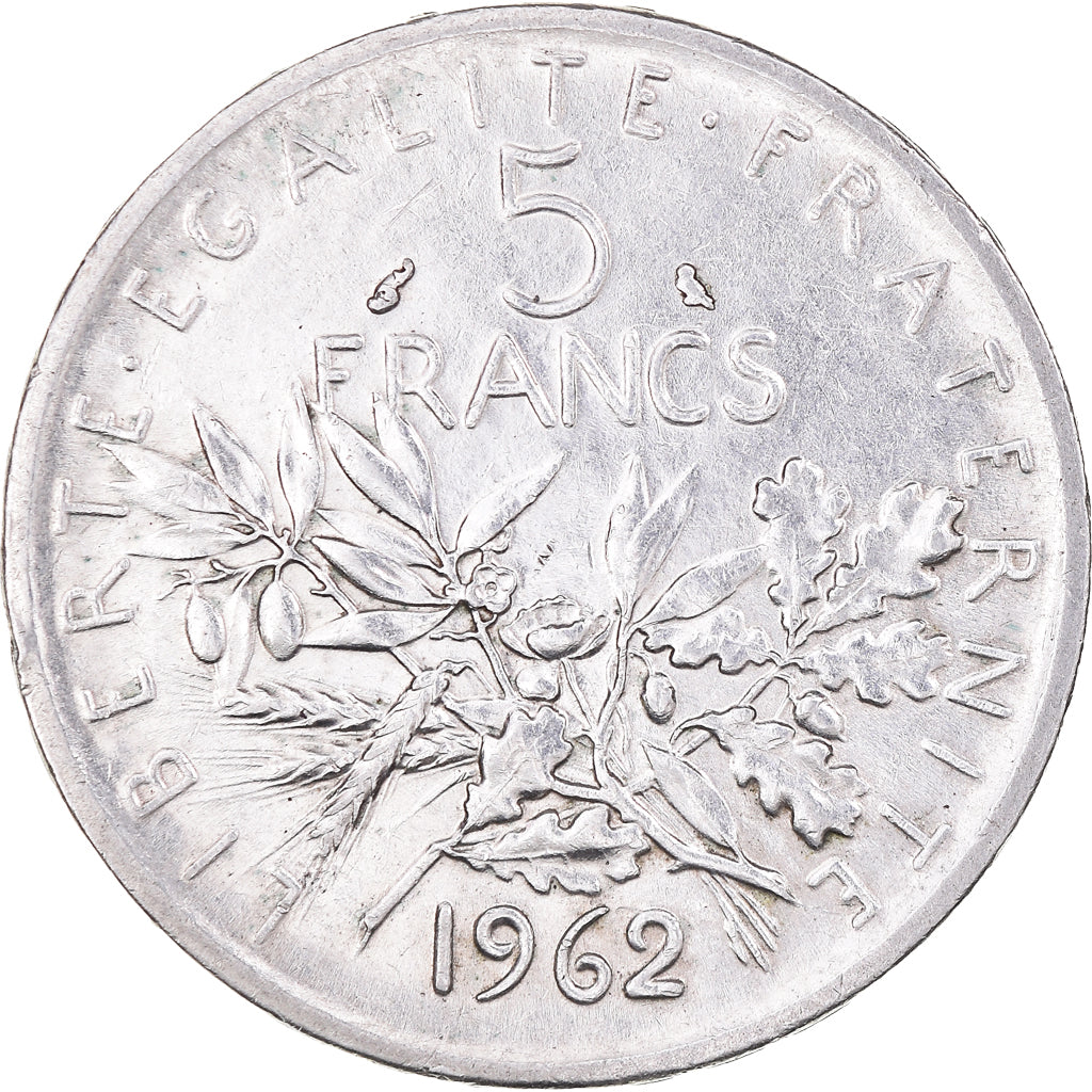 Monnaie, France, Semeuse, 5 Francs, 1962, Paris, SUP+, Argent, Gadoury:770