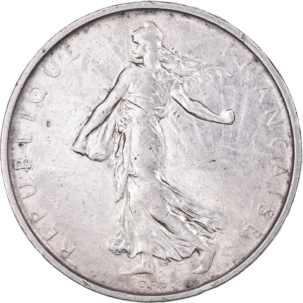 Moneta, Francia, Semeuse, 5 Francs, 1962, Paris, SPL-, Argento, KM:926
