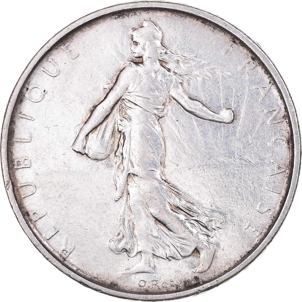 Coin, France, Semeuse, 5 Francs, 1962, Paris, AU(55-58), Silver, KM:926