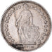 Moneta, Svizzera, 1/2 Franc, 1921, Bern, BB, Argento, KM:23