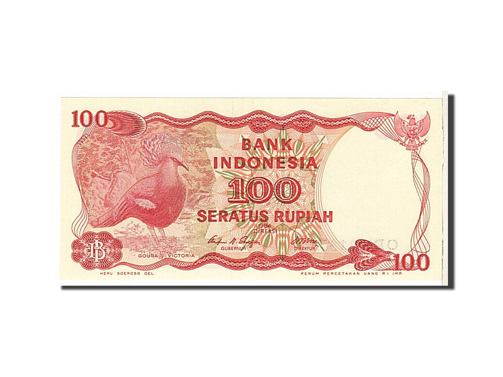 Banknote, Indonesia, 100 Rupiah, 1984, KM:122b, UNC(65-70)