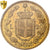 Itália, Umberto I, 20 Lire, 1882, Rome, Dourado, PCGS, MS63, KM:21