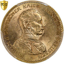 Kingdom of Prussia, Wilhelm II, 20 Mark, 1913, Berlin, Oro, PCGS, MS62, KM:537