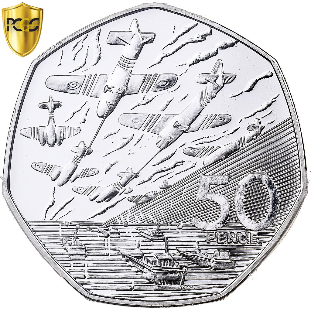 Gran Bretaña, Elizabeth II, 50 Pence, 1994, Royal Mint, Prueba, Plata, PCGS