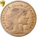 Francja, 10 Francs, Marianne, 1907, Paris, Złoto, PCGS, AU(55-58), Le