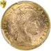 France, 10 Francs, Marianne, 1914, Paris, Gold, PCGS, MS64, Gadoury:1017