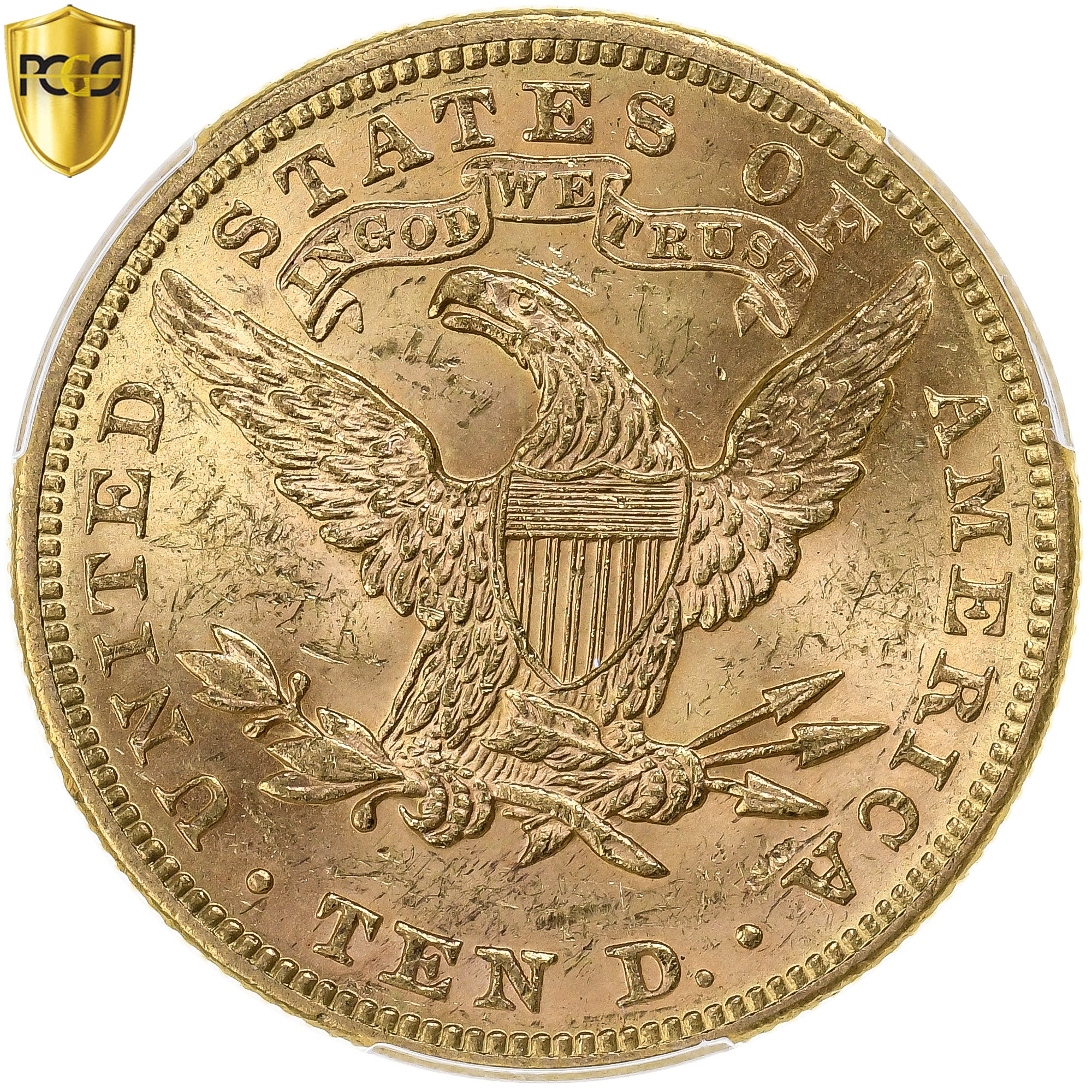 Verenigde Staten, 10 Dollars, Coronet Head, 1894, Philadelphia, Goud, PCGS