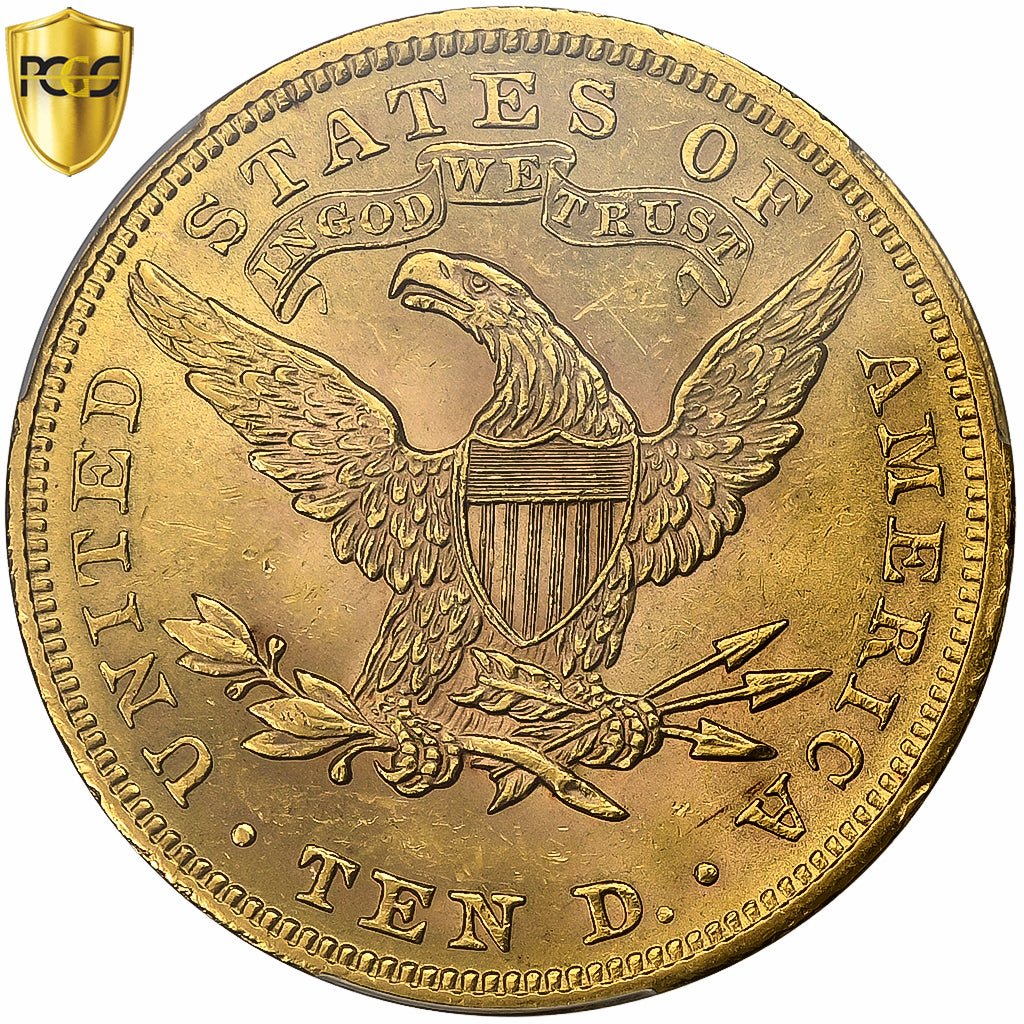 Estados Unidos da América, $10, Eagle, Coronet Head, 1900, Philadelphia