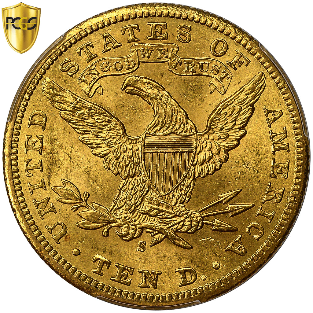 United States, $10, Eagle, Coronet Head, 1901, San Francisco, Gold, PCGS