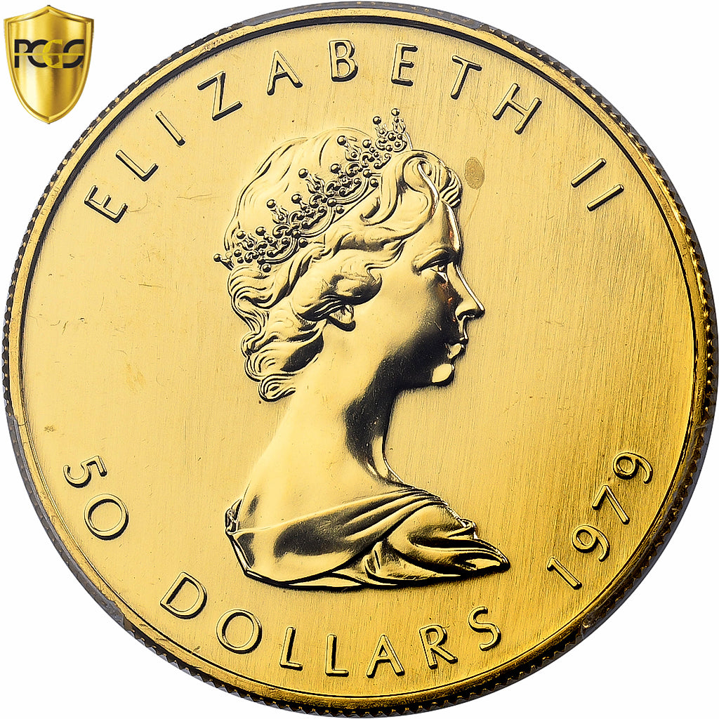 Canadá, Elizabeth II, 50 Dollars, Maple Leaf, 1979, Royal Canadian Mint, 1 Oz